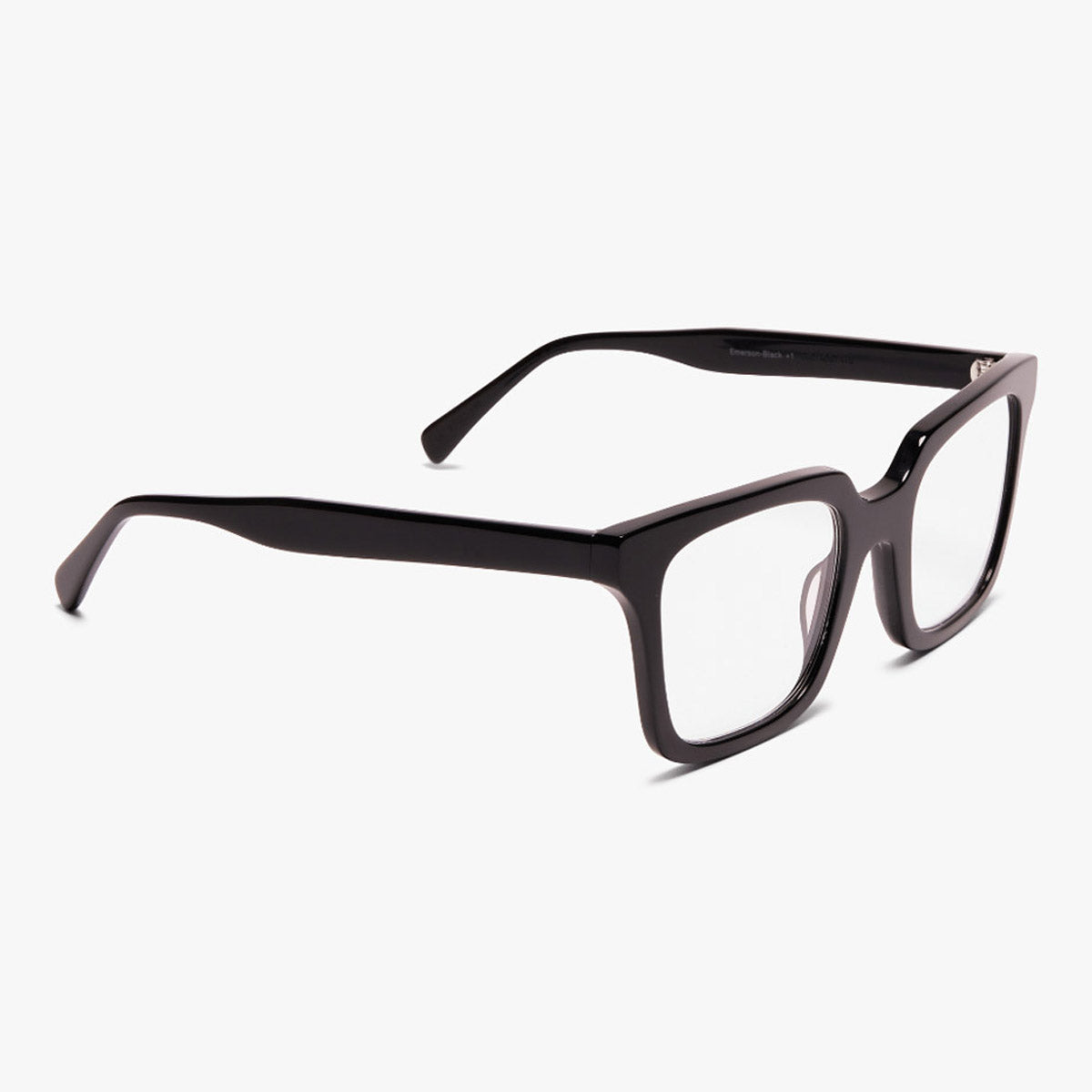 Luxreaders stylish Women's Tisvilde Black Reading glasses. Made from Bio-acetate in a Square shape.
