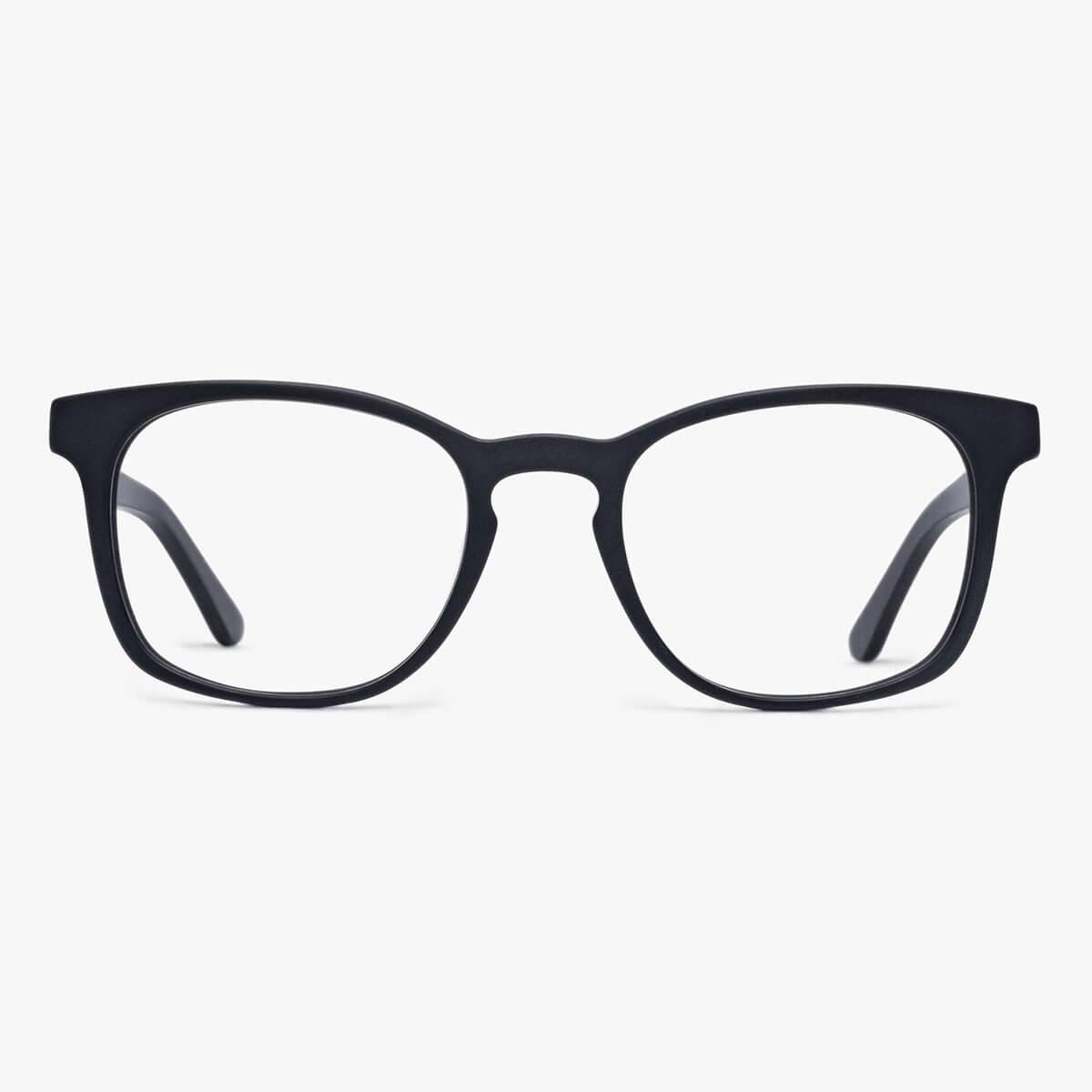 Bornholm Black square-frame reading glasses
