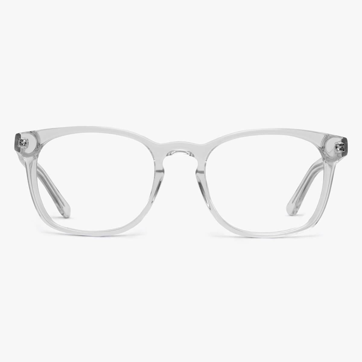 Bornholm Crystal White transparent square glasses