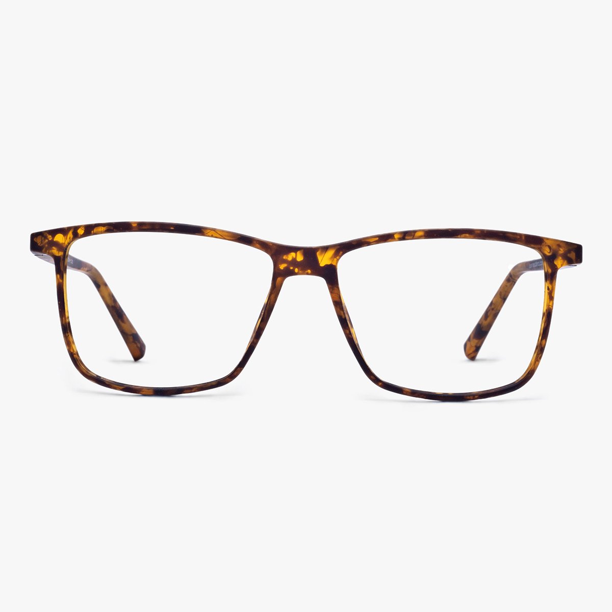 Luxreaders stylish Women's København Light Turtle Reading glasses. Made from Rubber in a Square shape.
