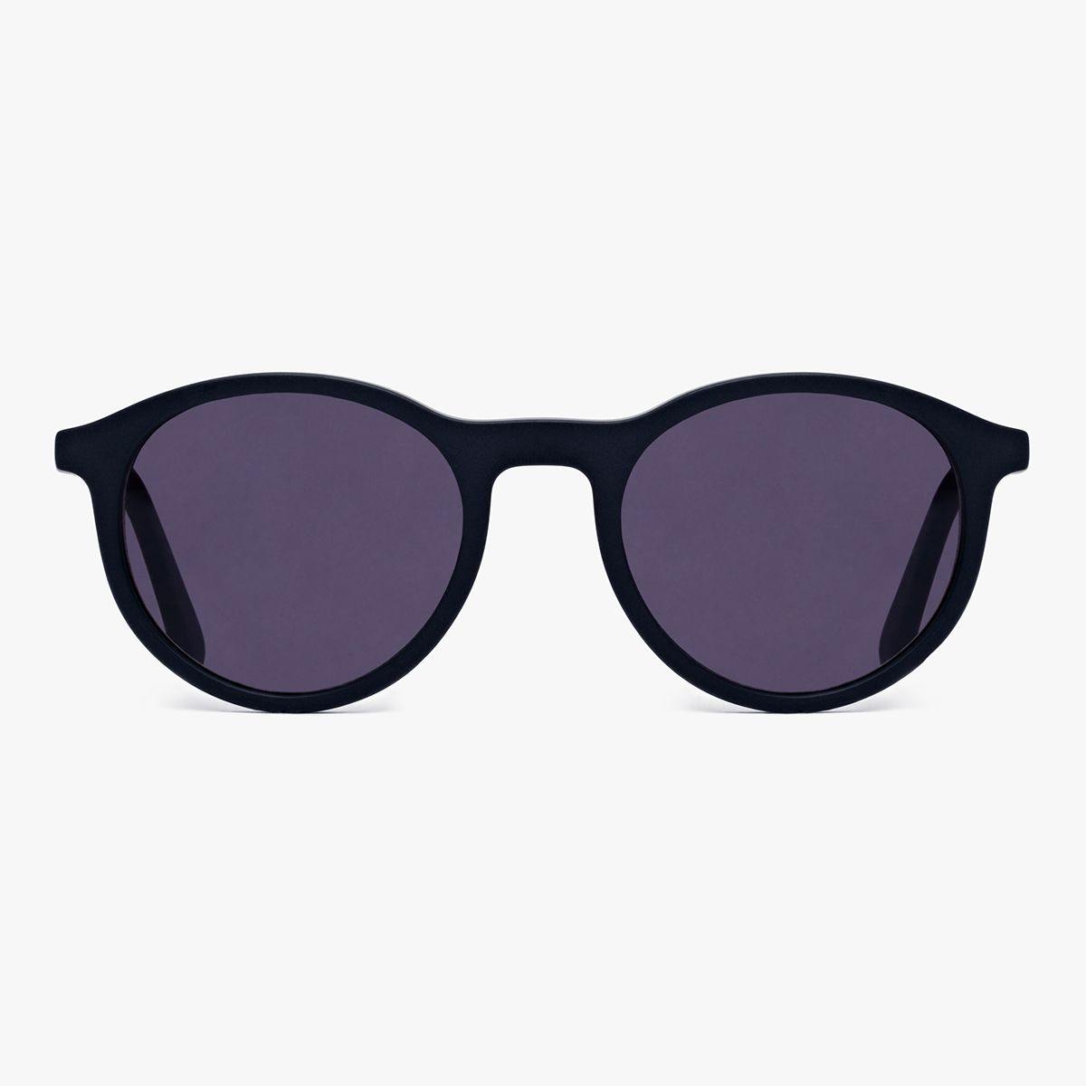 Luxreaders stylish Løkken Black Sunglasses. Made from Acetate in a Round shape.