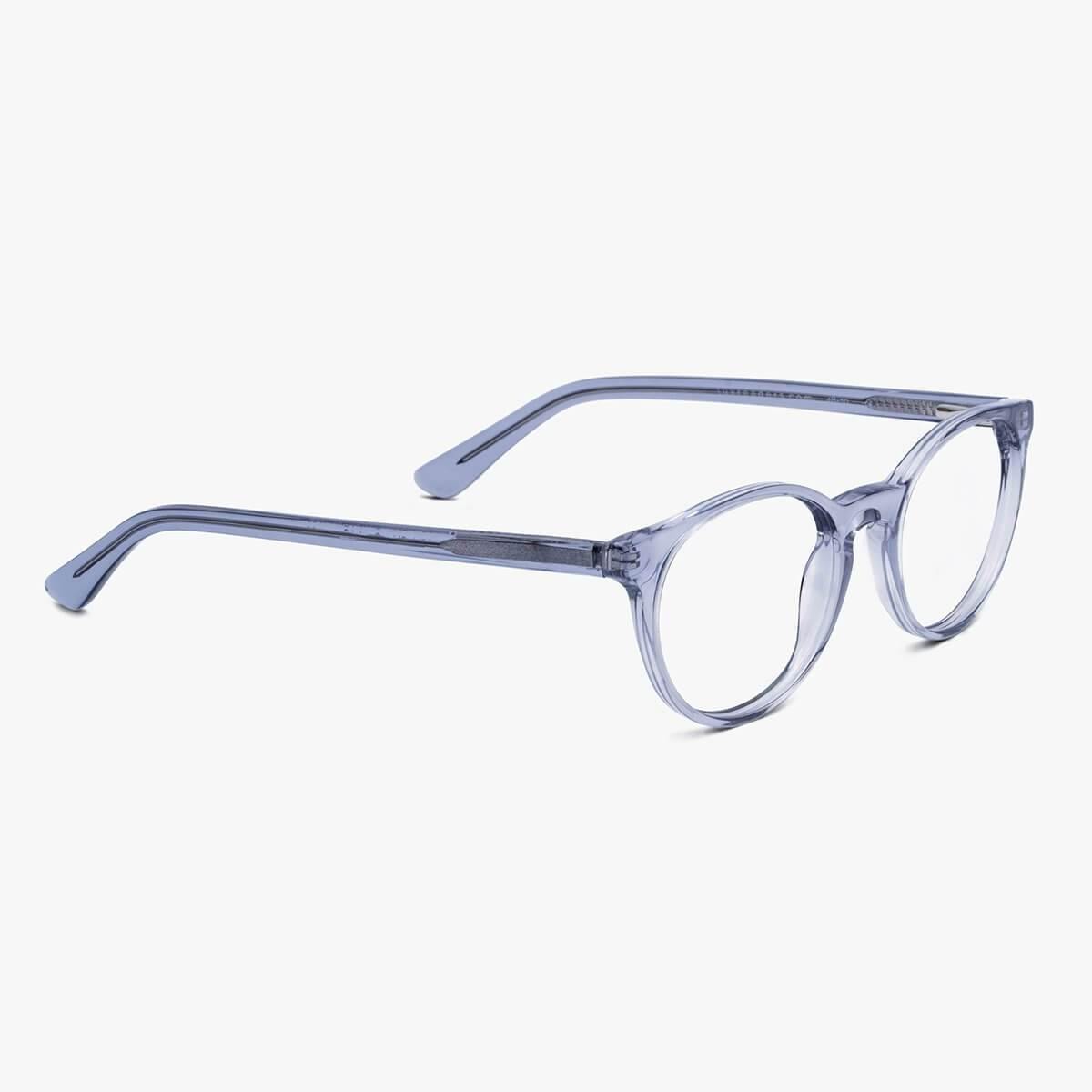 Luxreaders stylish Men's Örebro Crystal Grey Reading glasses. Made from Acetate in a Iconic shape.