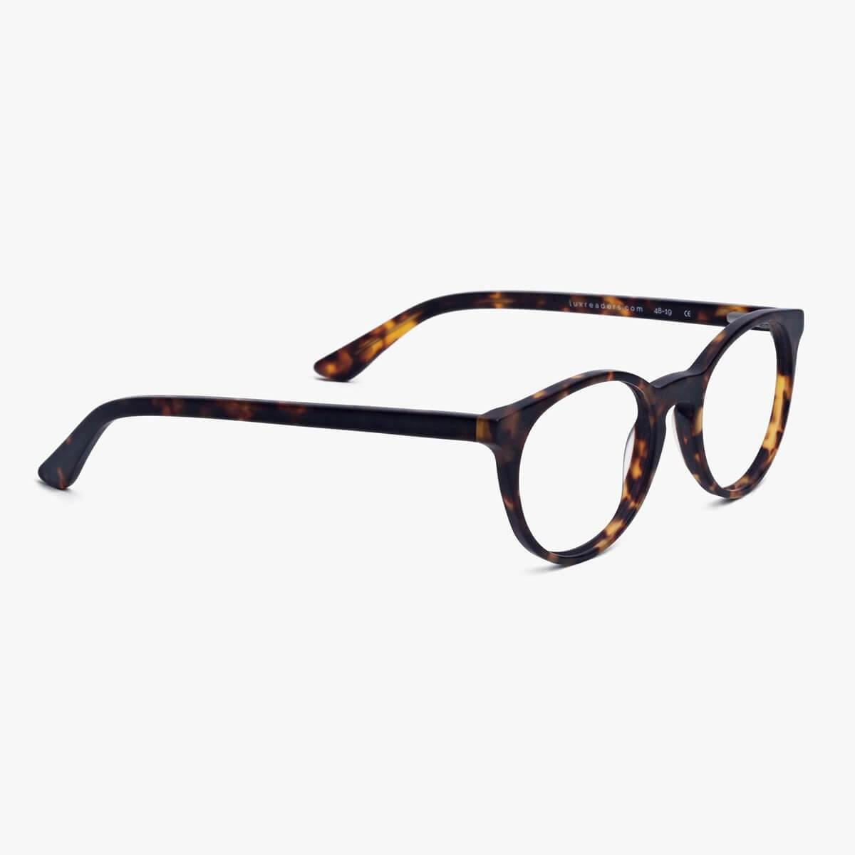 Luxreaders stylish Men's Örebro Dark Turtle Reading glasses. Made from Acetate in a Iconic shape.