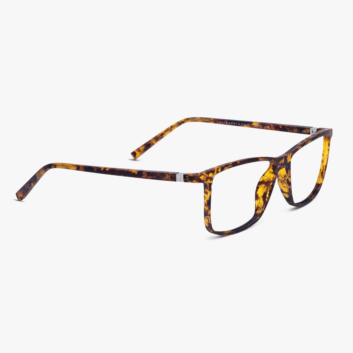 Luxreaders stylish Women's København Light Turtle Reading glasses. Made from Rubber in a Square shape.