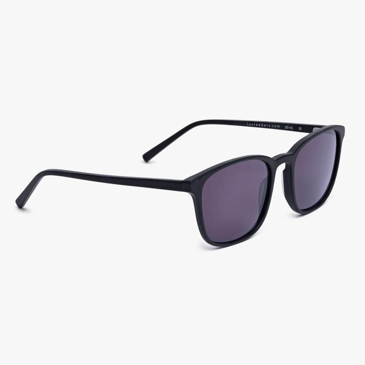 Luxreaders stylish Women's Ebeltoft Black Sunglasses. Made from Acetate in a Square shape.
