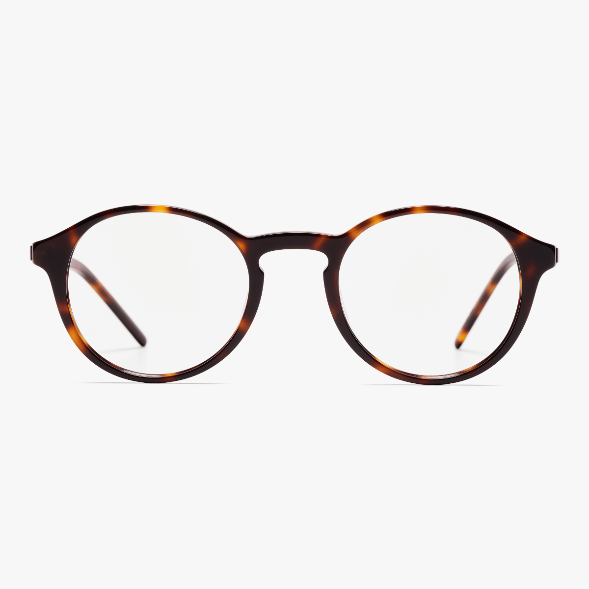 Tortoiseshell turtle round reading glasses