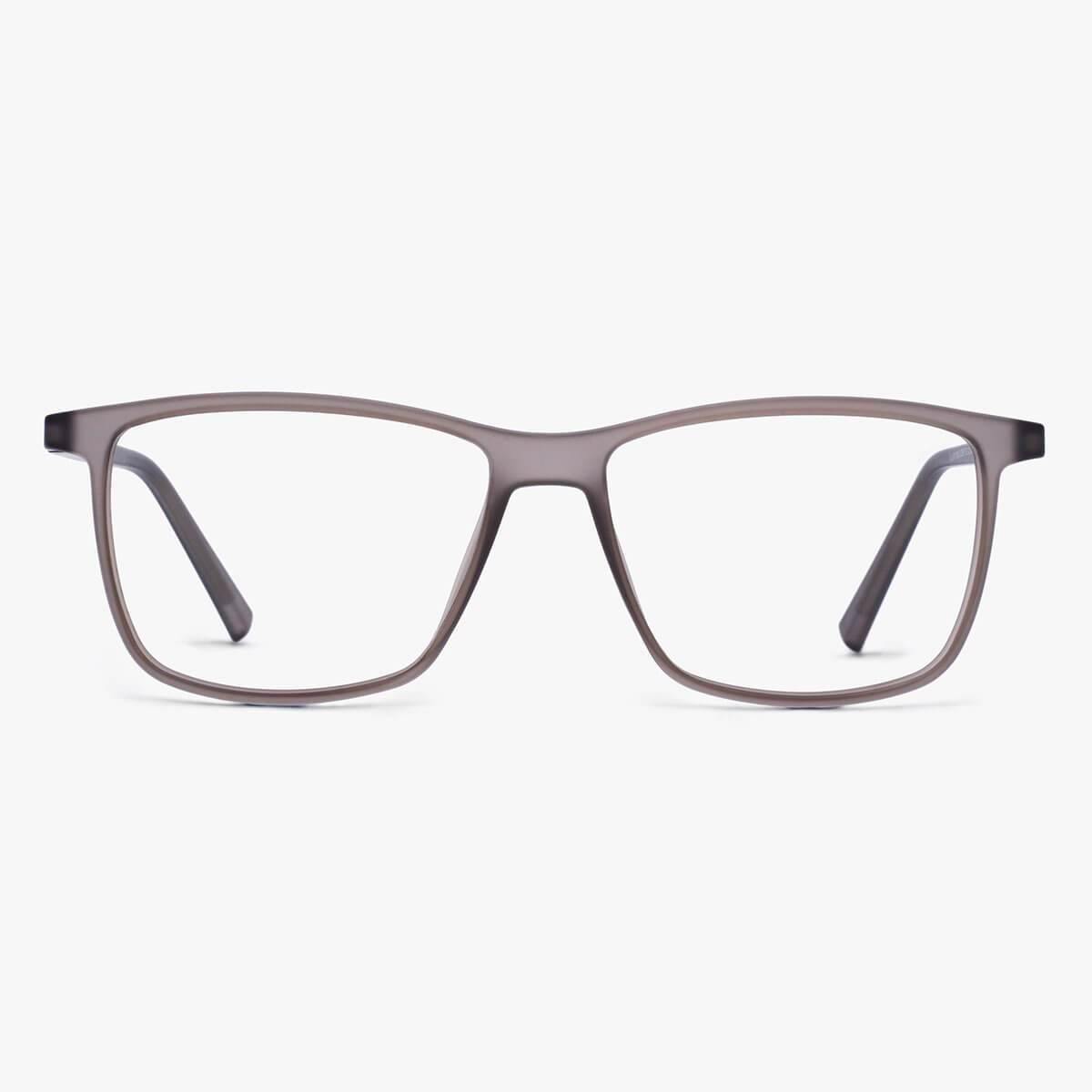 Men's København Grey rectangular glasses with matte finish