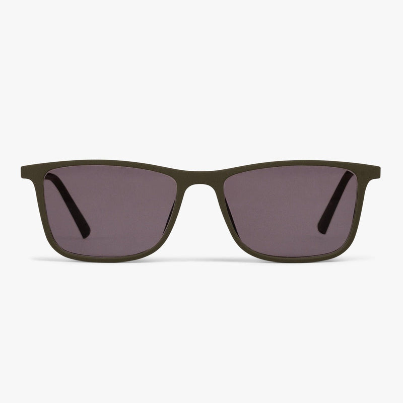 Men's Skagen Dark Army rectangular sunglasses with dark lenses