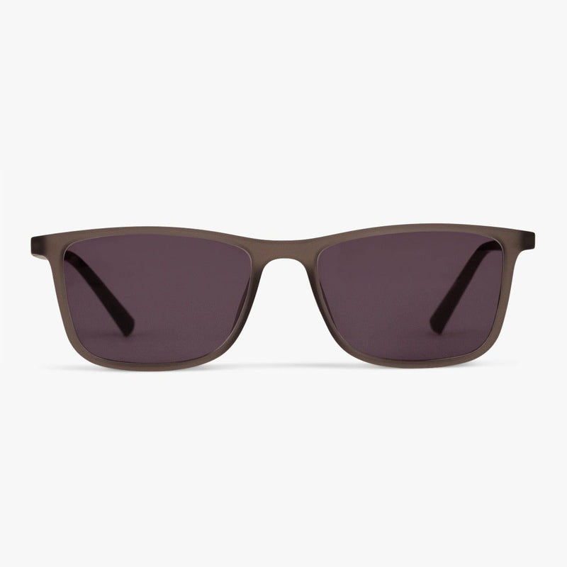 Men's Skagen Grey rectangular sunglasses with dark lenses