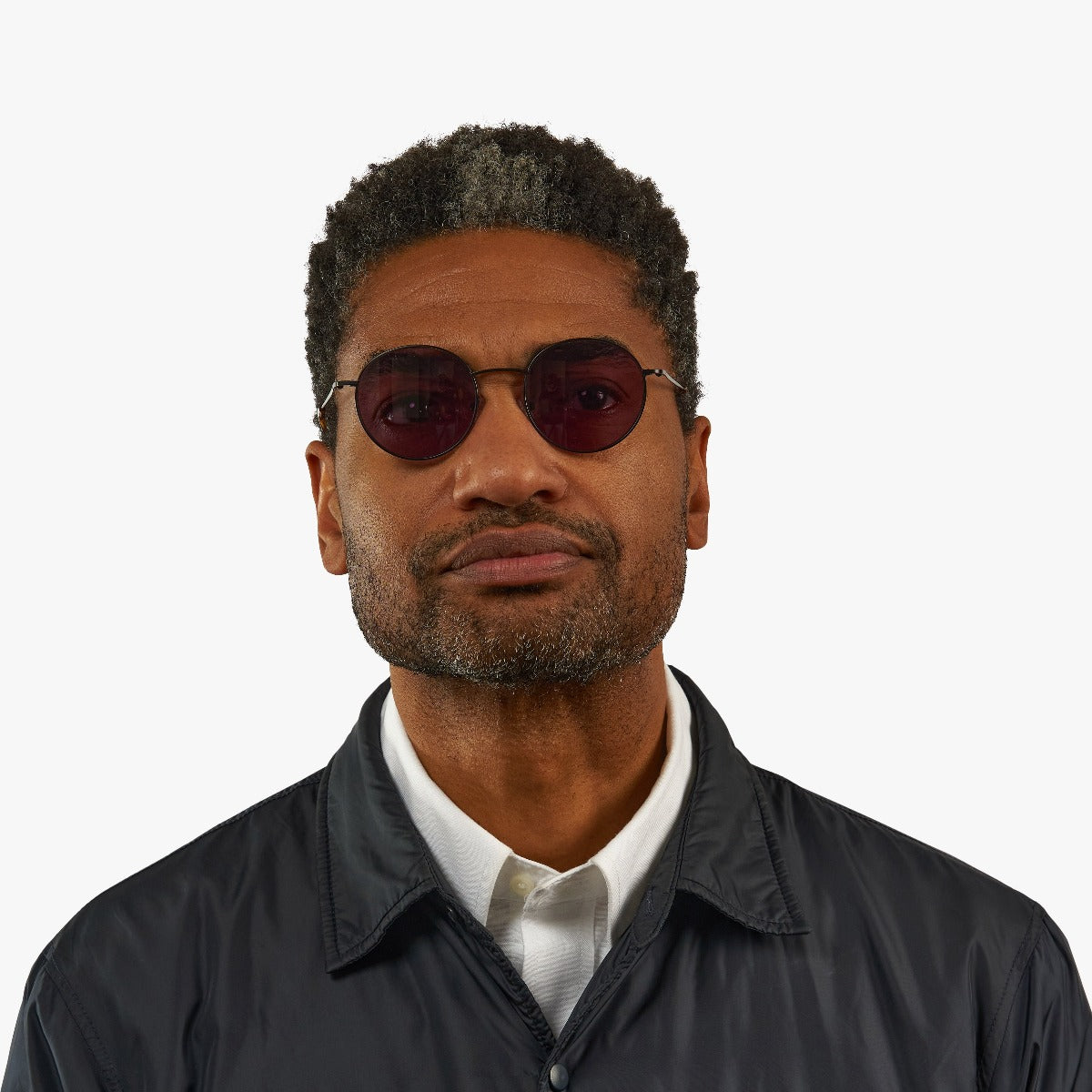 Person wearing Men's Tromsø Black sunglasses