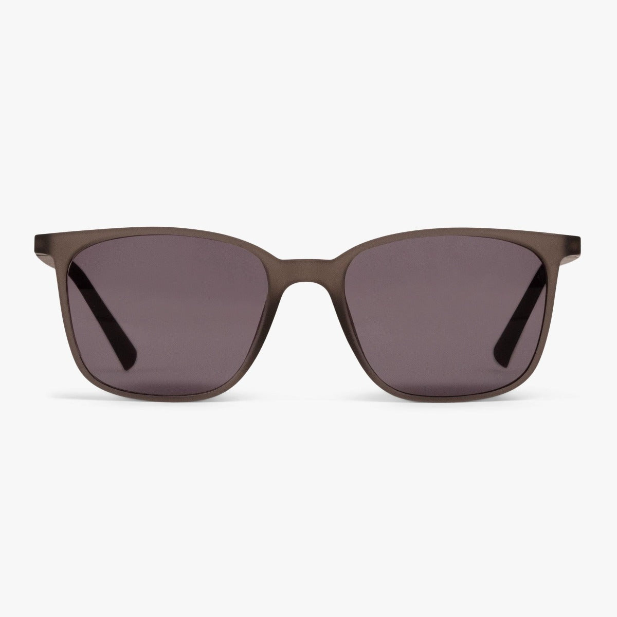 Luxreaders stylish Fyn Grey Sunglasses. Made from Rubber in a Square shape.
