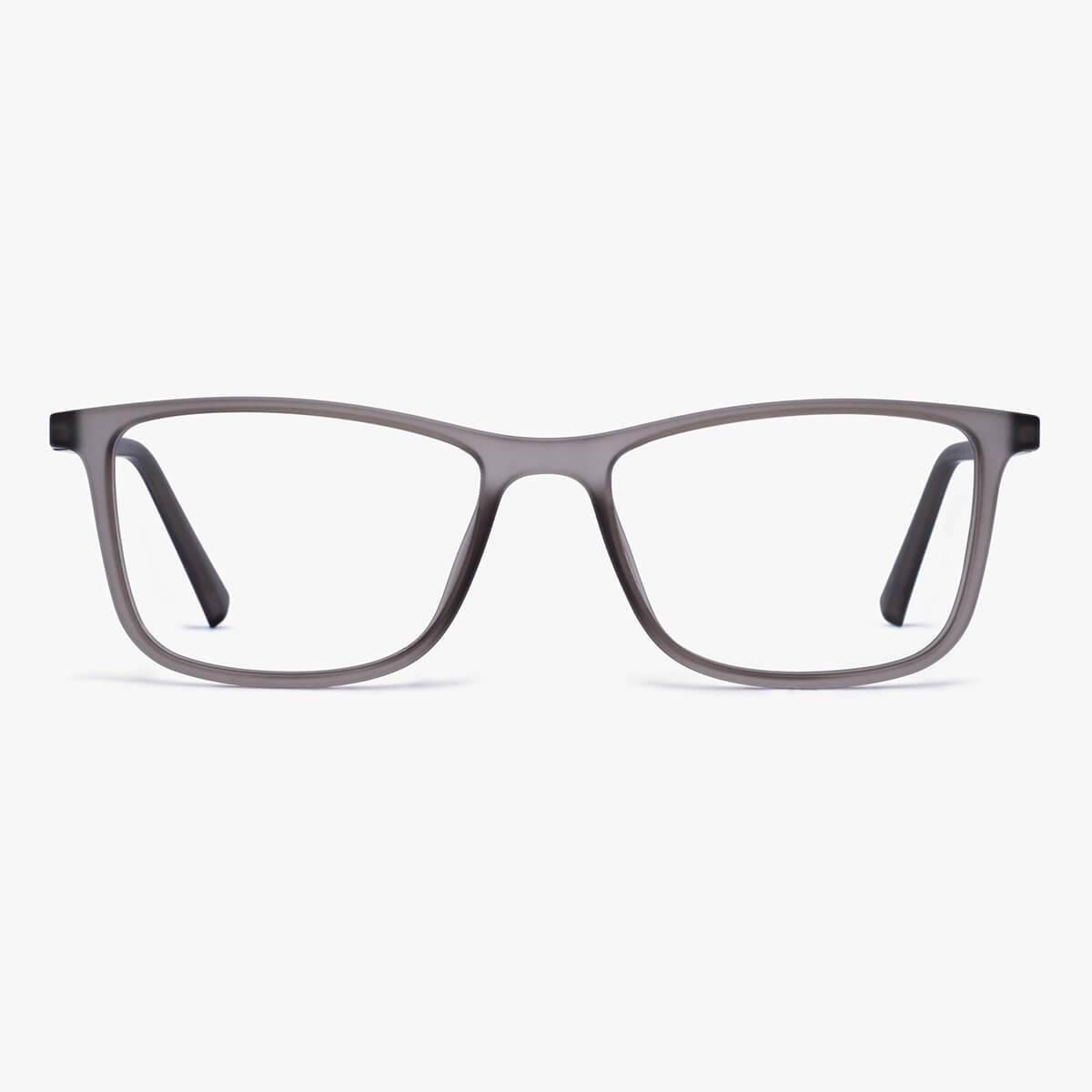 Skagen Grey rectangular eyeglasses with grey matte finish