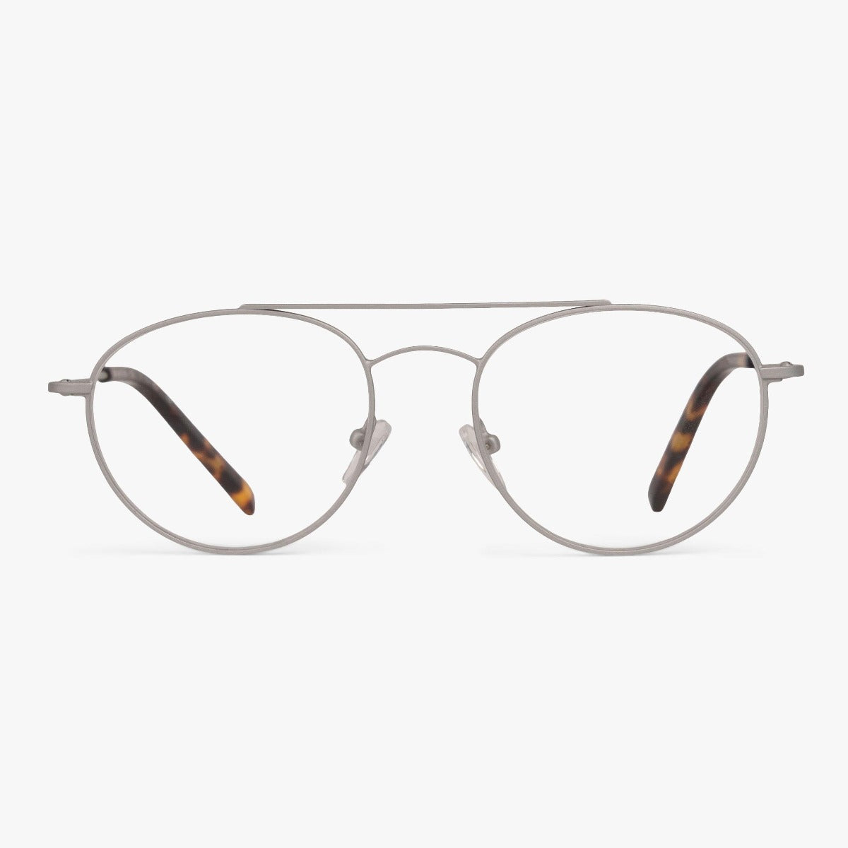 Luxreaders stylish Göteborg Steel Reading glasses. Made from Stainless steel in a Round shape.