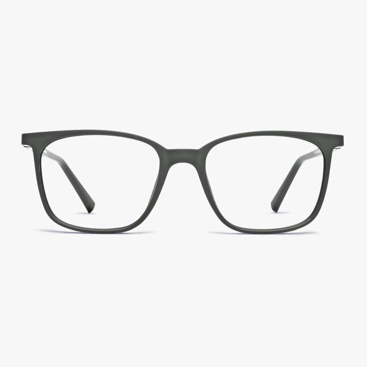 Women's Fyn Dark Army square glasses