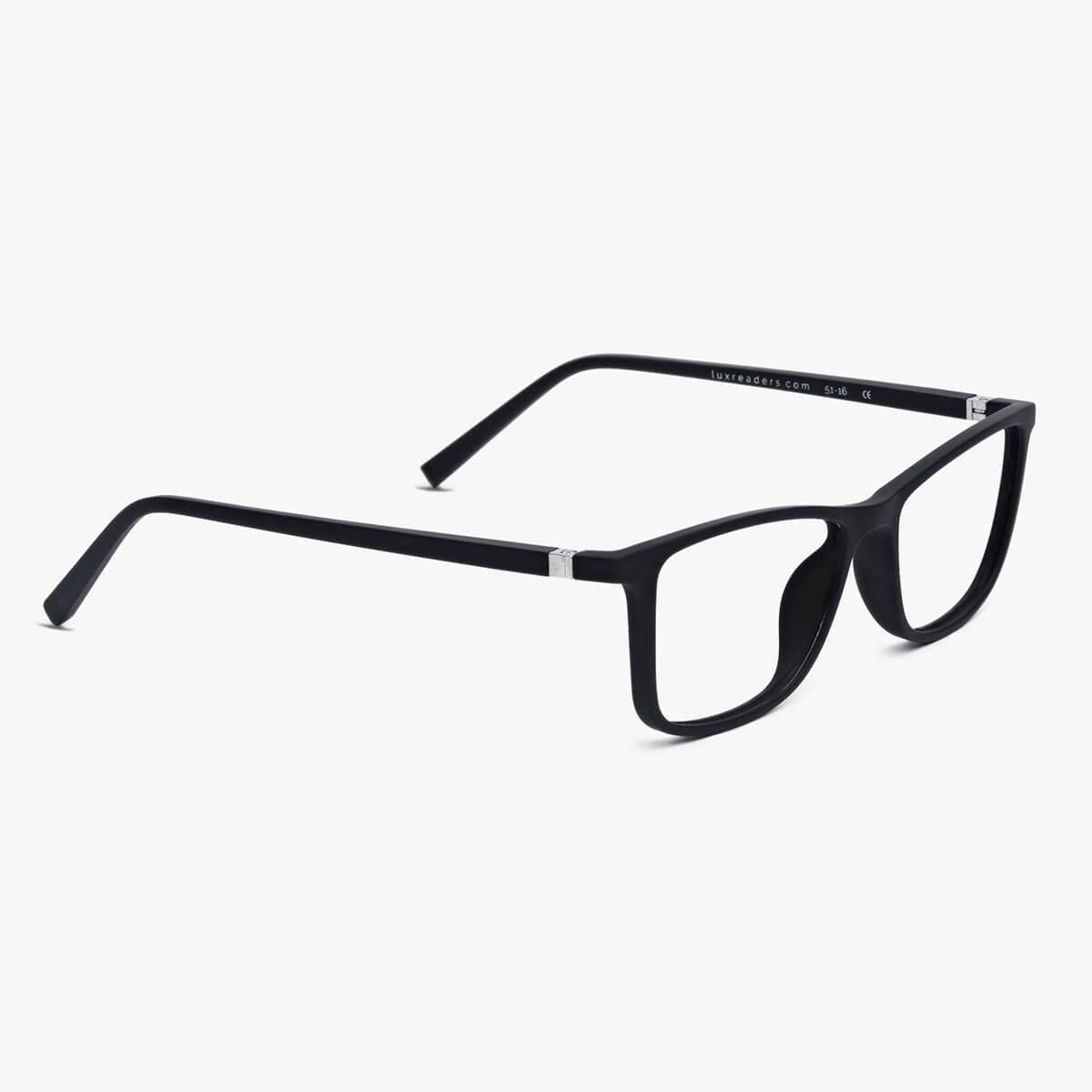 Women's Skagen black glasses by Luxreaders with a sleek frame design