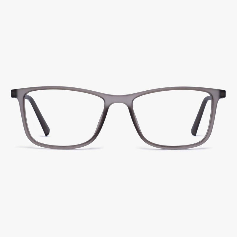Women's Skagen grey rectangular glasses with sleek design
