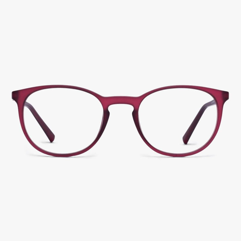 Women's Stockholm Red glasses with round red frame